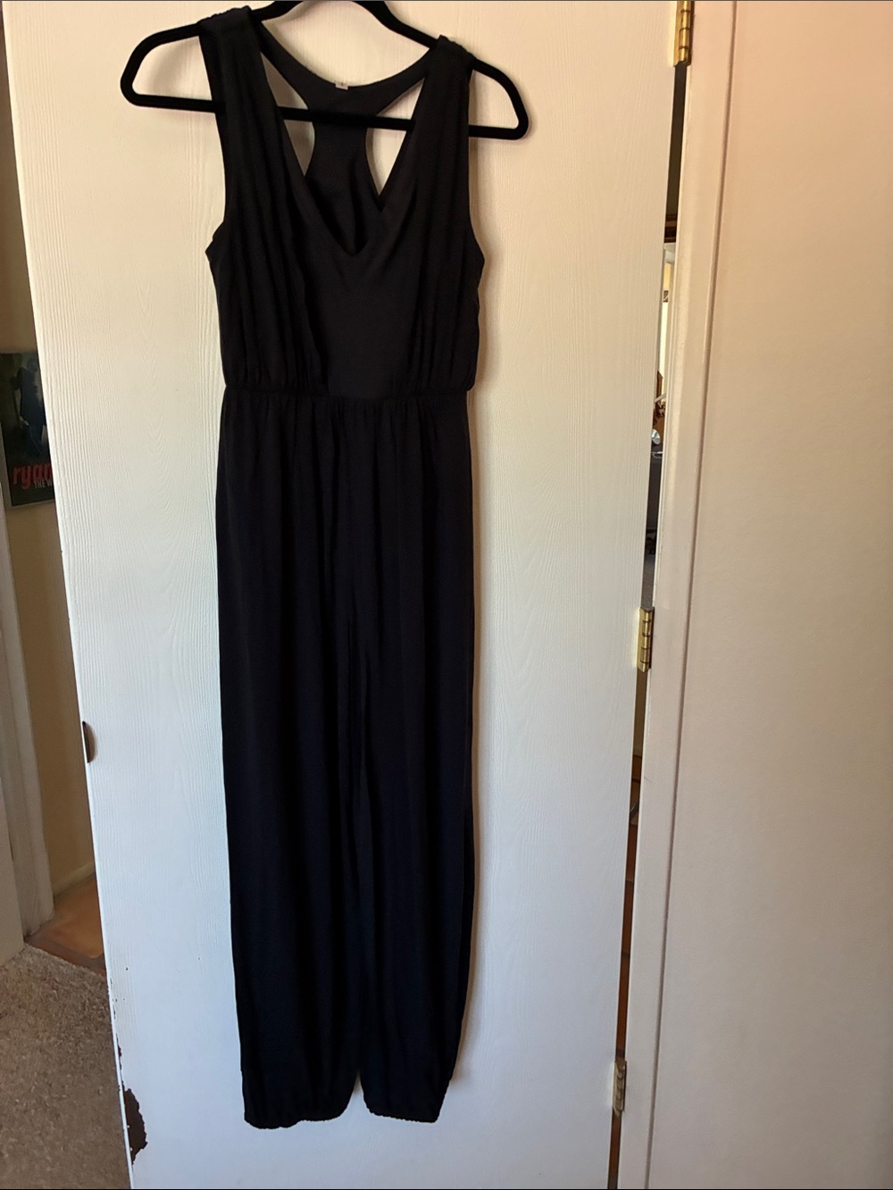 Free People Movement Black Sleeveless Wide-Leg Jumpsuit XS. NWOT - Picture 2 of 9